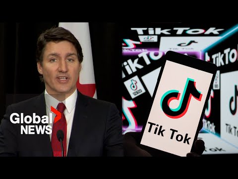 TikTok banned on all Canadian government devices for "safety and security": Trudeau