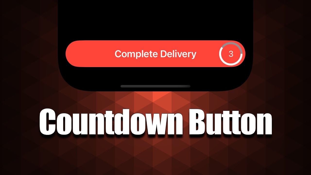 Countdown Timer In Button SwiftUI Countdown Timer Button - YouTube