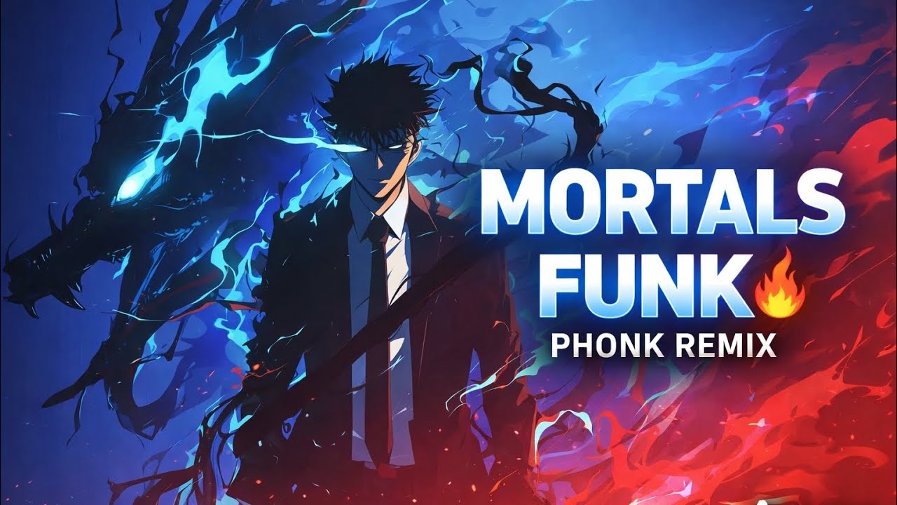 MORTALS FUNK ⚡ Dark Phonk Remix | Anime Vibe Music Visualizer