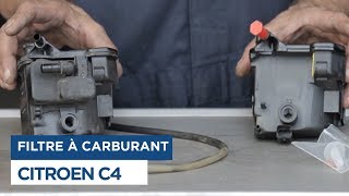 Citroën C4 - Changer le Filtre à Carburant - YouTube