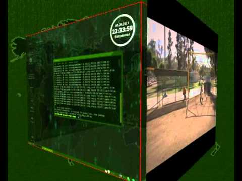 matrix effect on linux mint | LINUX MINT |3D