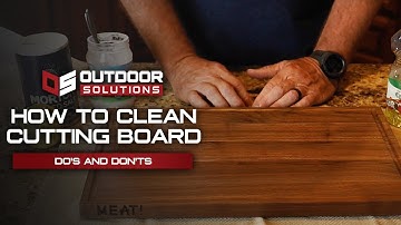 Clean A Wood Cutting Board The Right Way