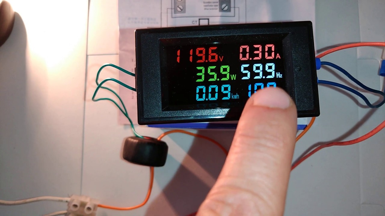 Como ligar o wattimetro D69-2058