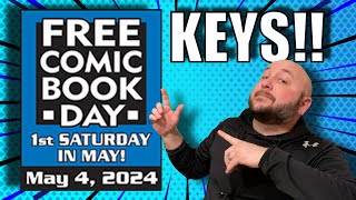 FREE Comic Book Day 2024 Keys and Speculation!!