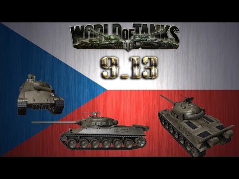 Видео: World of Tanks - Чешские "барабанщики" в 9.13.