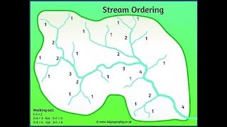 Stream ordering ( STRAHLER & SHREVE) based on DEM data