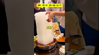 Unique Japanese Technique To Remove Excess Oil From Dishes