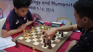 IM Daniel Quizon--Mark Jay Bacojo Blitz Chess East Asia Juniors Championship Dec 2019