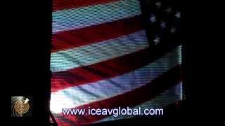Projection Mesh Screen Display Examples with Projection affects from ICE.