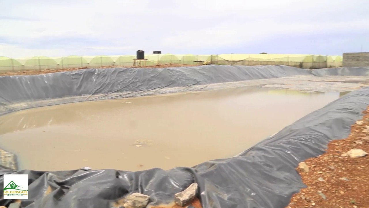 Goldenscape Greenhouses Dam Construction