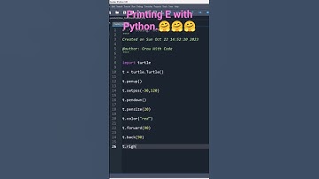 Surprising Python Trick: Draw Alphabet Letter E with Turtle Graphics!