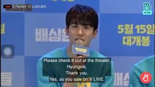 Park Hyung sik for his Movies #Juror8 on May 15 2019....💖💖💖