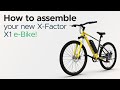 How to assemble your xfactor ebike  emotorad x1  home installation  diy assembly