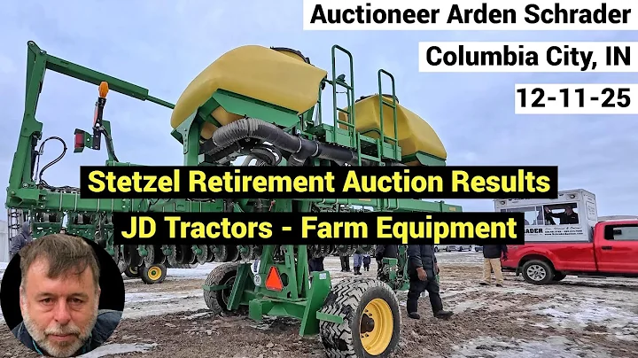 Auction Results - JD 8235R | 7730 Tractors - JD 9650 STS Combine - Farm Equipment - 12-11-25