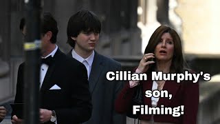 Aran Murphy - Cillian Murphy's son Filming for HBO
