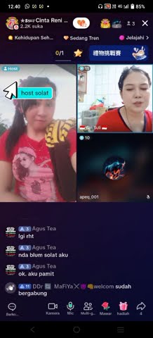 orang asing live streaming tiktok