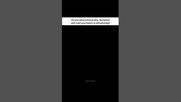 Consistency Beats Talent Every Time #motivation #success