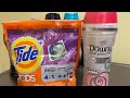 How to use Tide Pods & Downy Unstopables (Laundry ASMR)