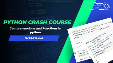 Learn Python for Data Science#4  Comprehensions and Functions in Python🙂