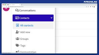Pipeone - Manually Adding A New Contact