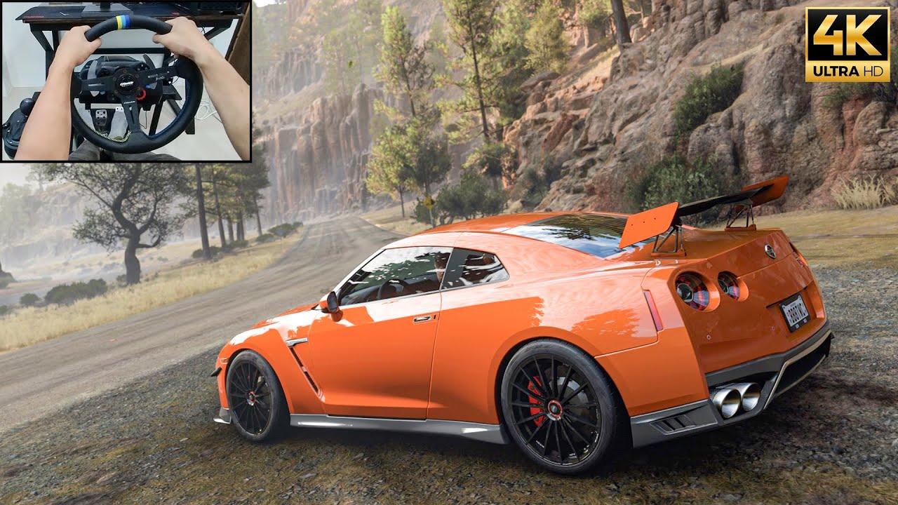 Nissan GT-R [R35] | Forza Horizon 5 | Logitech g29 gameplay - YouTube