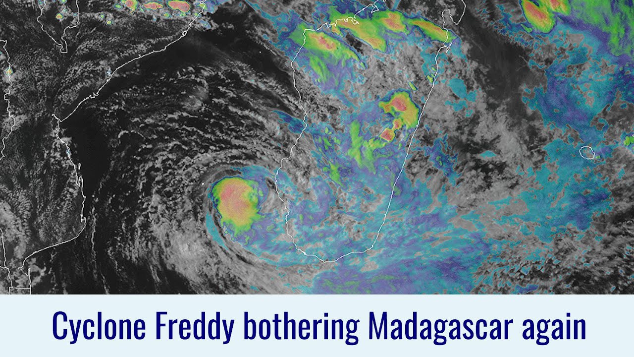 Cyclone Freddy bothering Madagascar again - March 5, 2023