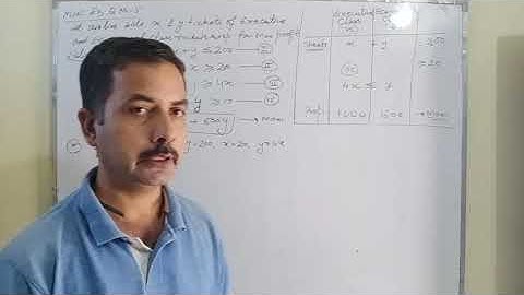 Allocation problem-5, ( linear programming)