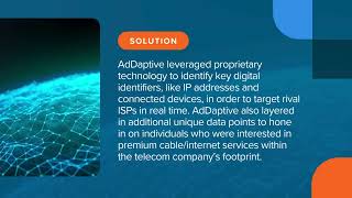 Case Study: Telecom Company Receives Influx of Leads Due to Competitive Conquesting campaign