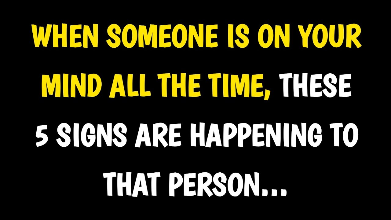 Why Someone Is Always On Your Mind All The Time... | Love Psychology Facts | Amazing Mind Facts