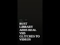 Rust library adds real VHS glitches to videos