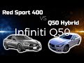 Red Sport 400 vs Q50 Hybrid | Full Acceleration Test – Surprising Results!
