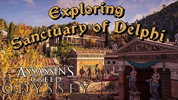 Assassin’s Creed Odyssey Exploration Mode: Exploring Sanctuary of Delphi Ancient Greece Free Roam.
