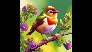 A small bird perched on a branch, with a vibrant plumage. #prompt #chatgptprompts #chatgpt #chatgpt4