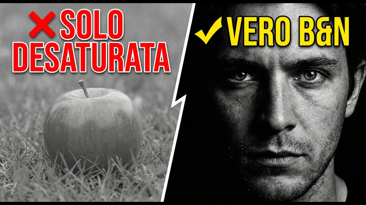 Fotografia BIANCO E NERO: La Guida Definitiva (Smetti di Desaturare!)