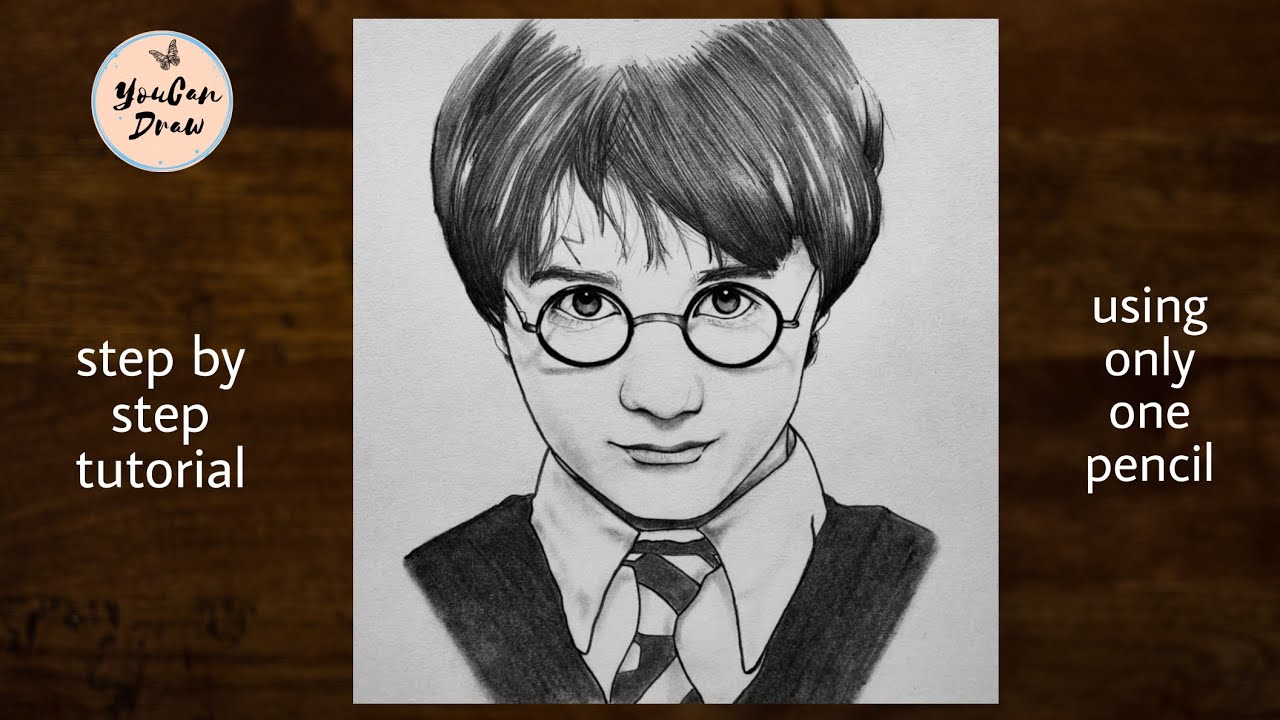 HOW TO DRAW HARRY POTTER  YouTube