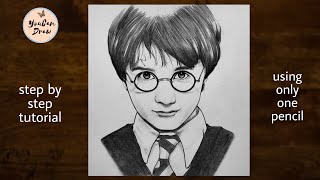 How to draw Harry Potter step by step | Drawing Tutorial |YouCanDraw