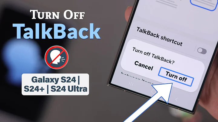 Galaxy S24 Ultra: How to Turn OFF TalkBack in Samsung Phone!