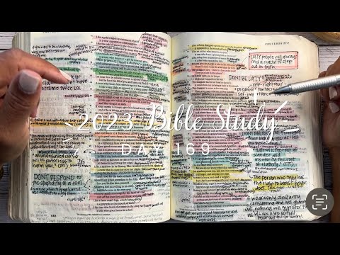 Day 169 Proverbs 27-29 | Study the Bible in One Year | Bible study for beginners
