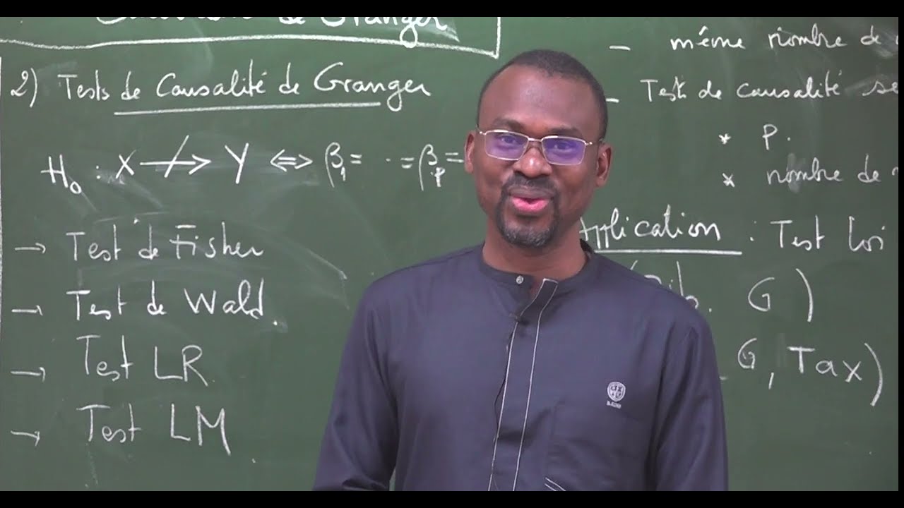 MODELE VAR ET TESTS DE CAUSALITE DE GRANGER | Prof. KEHO Yaya, Enseignant-Chercheur à l'ENSEA