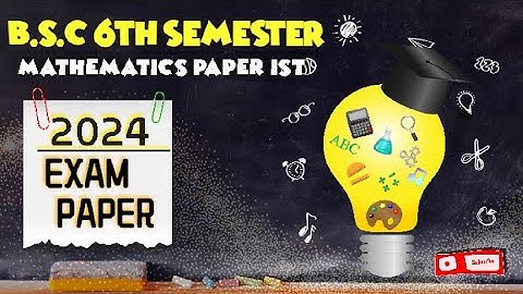 MGKVP BA BSC 6th semester MATHEMATICS EXAM PAPER 2024 | paper I | metric space and complex analysis