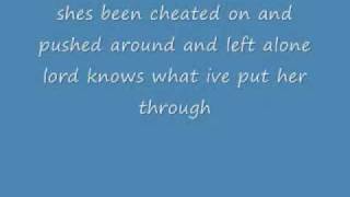 Miniatura del video "Tracy Lawrence's  Alibis lyrics"