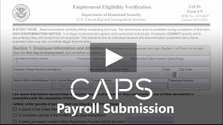 CAPS Payroll Submission