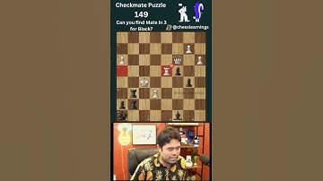 Puzzle 149 Mate in 3 #magnuscarlsen #brilliantmove #checkmate #chesschallenge #hikarunakamura