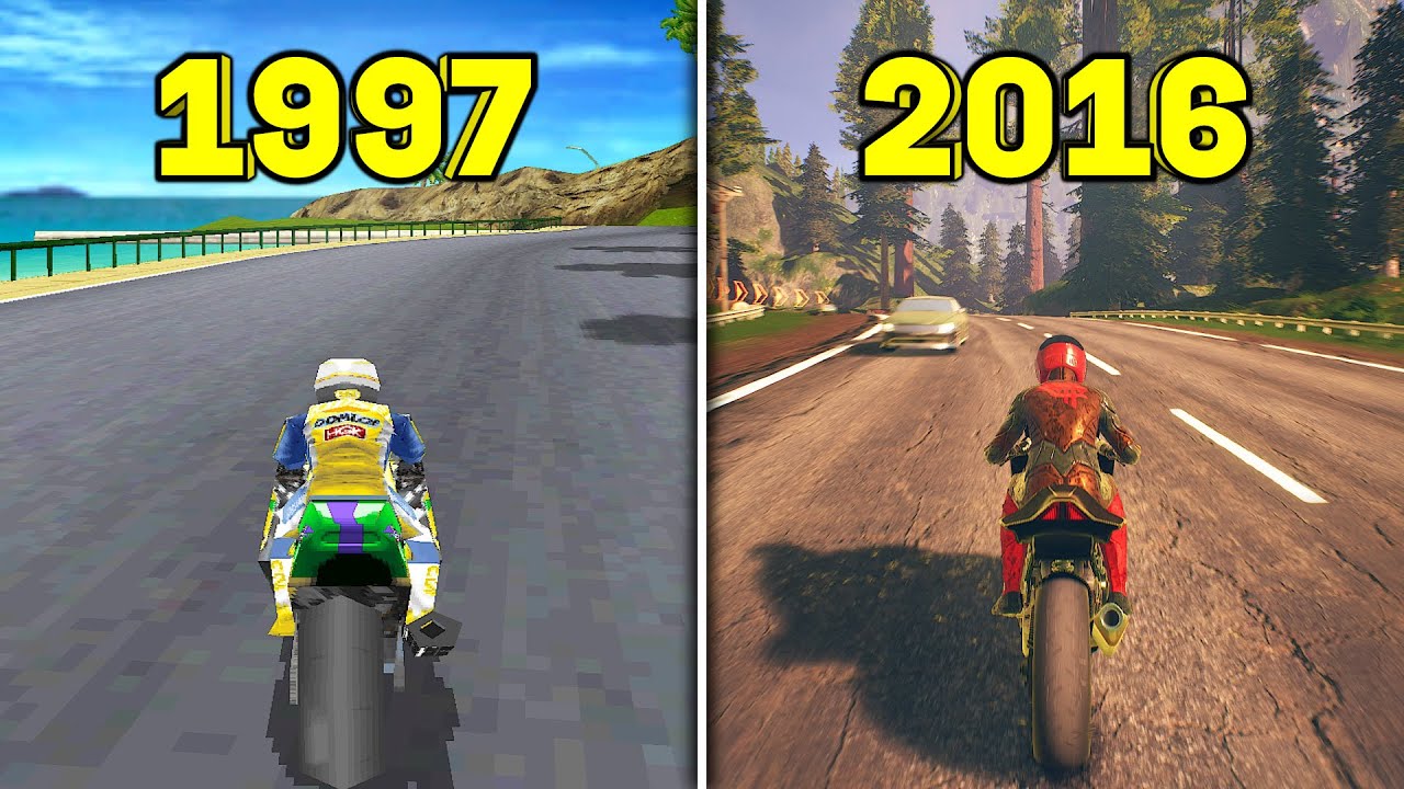 Evolution Of Moto Racer Games [1997-2016] - YouTube