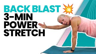 💥 Ultimate Back Blast: 3-Min Power Stretch with Coach Kim! 💪