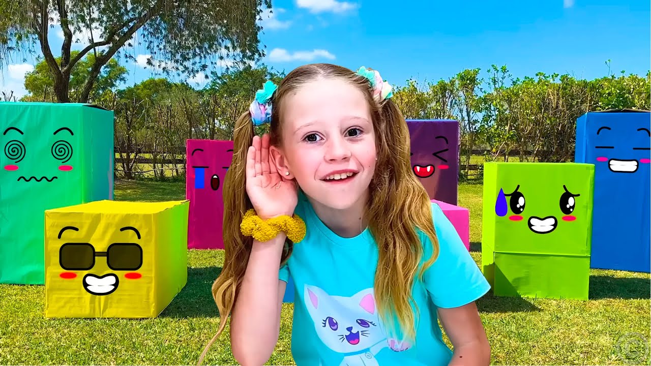 تحدي صناديق الغامضة مع ناستيا وبابا - تحدي ترفيهي للأطفال