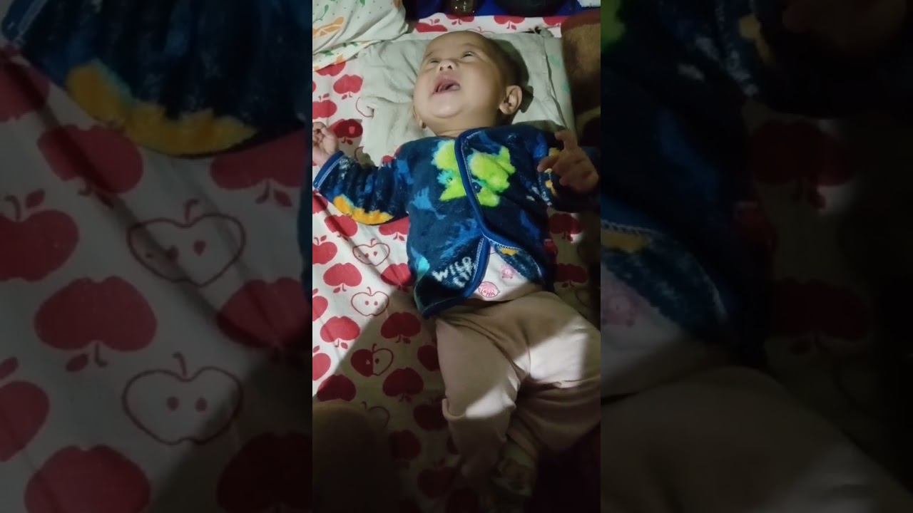 This baby is not sleeping