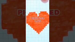 Love In Pixelated Perfection Love In Tiny Squares Pixel Heart