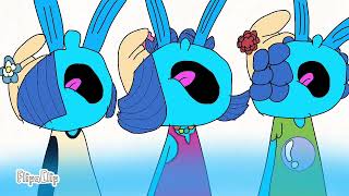 Smurfblossom, Smurfbubble, And Smurffirefly Big Puffy Cheeks Crying Video From