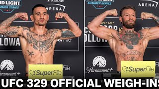 Download lagu UFC 329 Weigh-Ins Results | Conor McGregor vs Max Holloway 2 (Full Card)